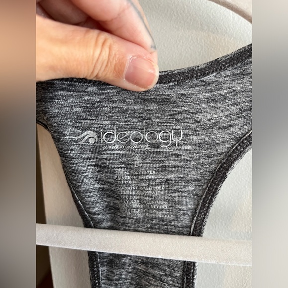 IDEOLOGY Heather Grey Racerback Athletic Tank Top - Picture 4 of 4